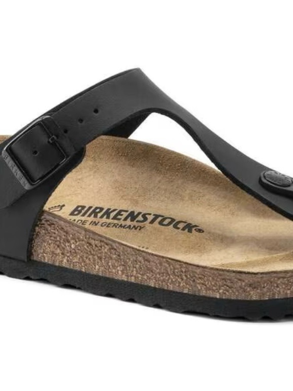 Birkenstock Kids Black Gizeh Thong Sandal